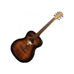 Offre Spéciale LAG T70A-B&B "TRAMONTANE" GUITARE FOLK AUDITORIUM BLACK & BROWN