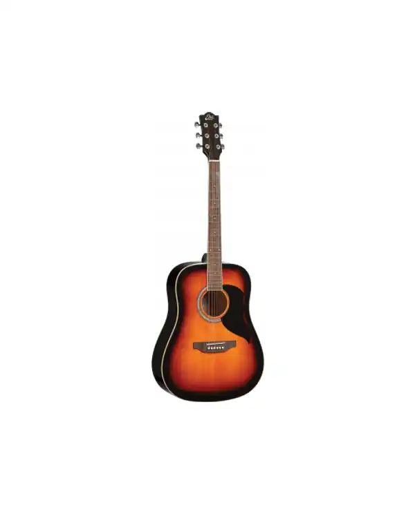 Marque EKO RANGER6-BWN GUITARE FOLK ACOUSTIQUE BROWN SUNBURST