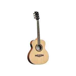 EKO ONE-M150E-NAT GUITARE FOLK ELECTRO TRAVEL MINI NATUREL Bon Plan