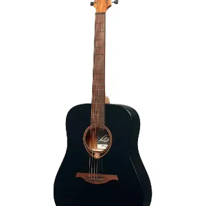 LAG T70D-BLS "TRAMONTANE" GUITARE FOLK DREADNOUGHT BLACK SATIN Soldes