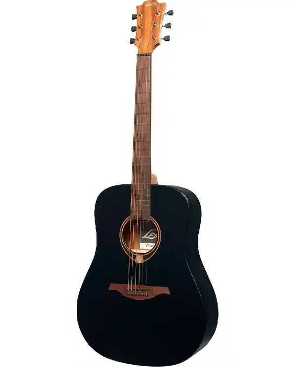 LAG T70D-BLS "TRAMONTANE" GUITARE FOLK DREADNOUGHT BLACK SATIN Soldes