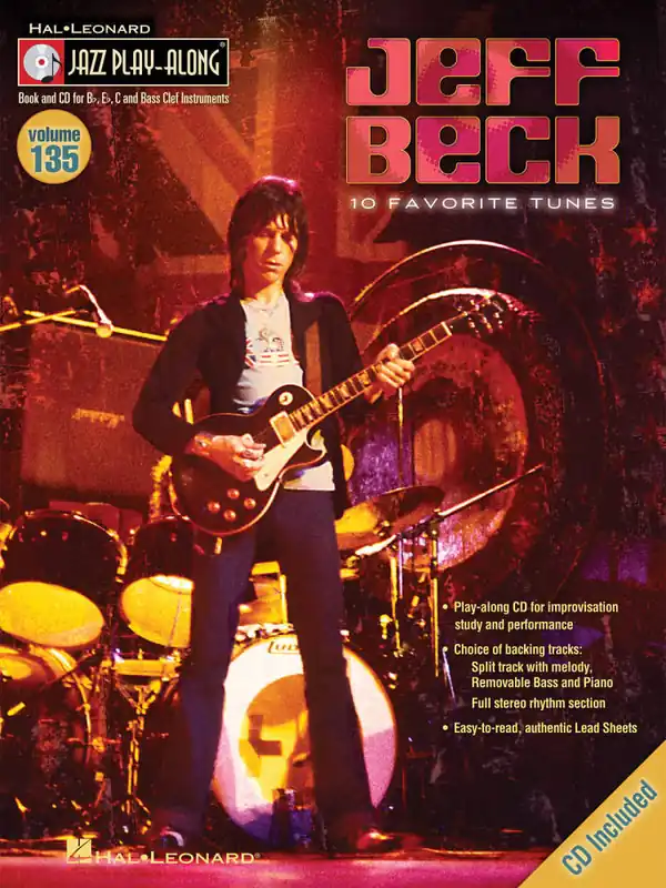 Hal Leonard Jeff Beck Jazz Play-Along Volume 135 - Book/CD Remise