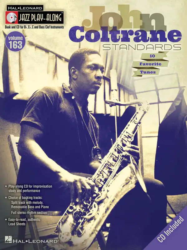 Hal Leonard John Coltrane Standards Jazz Play-Along Volume 163 - Book/CD Vente Flash