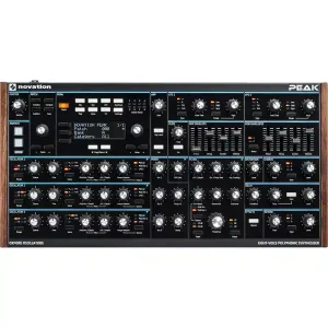 Usine Directe NOVATION PEAK SYNTHETISEUR HYBRIDE POLYPHONIQUE 8 VOIX
