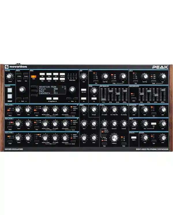 Usine Directe NOVATION PEAK SYNTHETISEUR HYBRIDE POLYPHONIQUE 8 VOIX