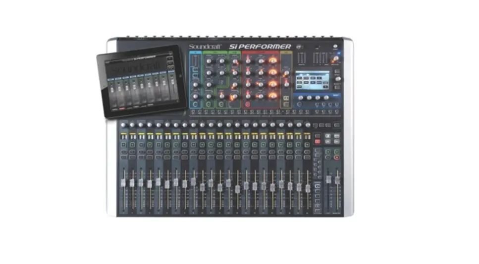 Soldes Soundcraft Console Si Performer 2 24 faders, effets, dmx