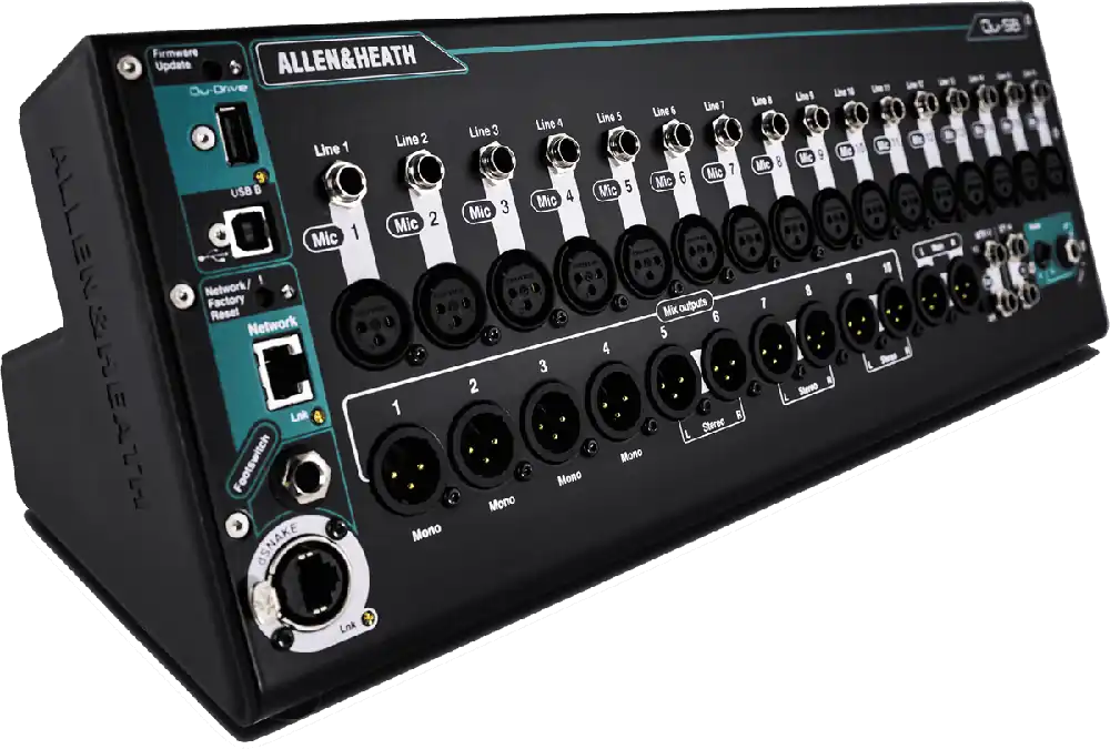 Offre Exclusive Allen & Heath Console compacte 16 entrées micro locales QU-SB