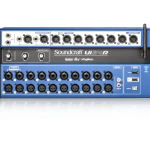 Quantité Limitée Soundcraft Console UI de mixage et d‘enregistrement multipistes USB 24 canaux contrôle wireless