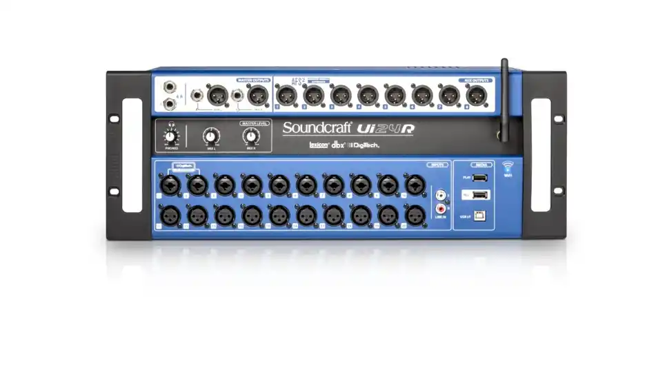 Quantité Limitée Soundcraft Console UI de mixage et d‘enregistrement multipistes USB 24 canaux contrôle wireless