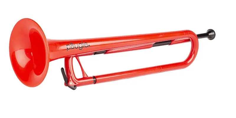 pBone pBugle Plastic Bugle - Red Retour Gratuit