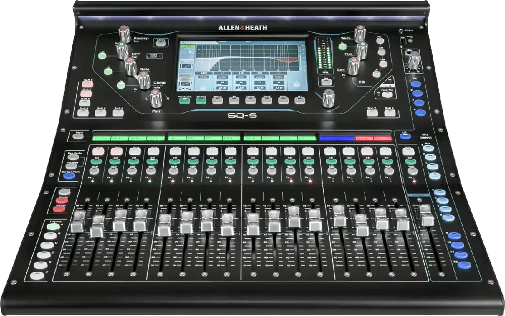 Nouveauté Allen & Heath SQ-5 Console numérique 16 entrées locales rackable