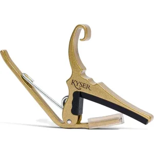 Solde KYSER KG6G "QUICK CHANGE" CAPODASTRE GUITARE FOLK DORÉ