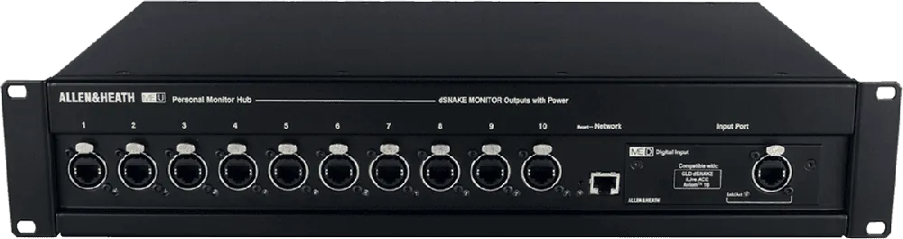 Allen & Heath ME-U Mixeur personnel10 ports PoE pour mixeurs ME Prix Promo