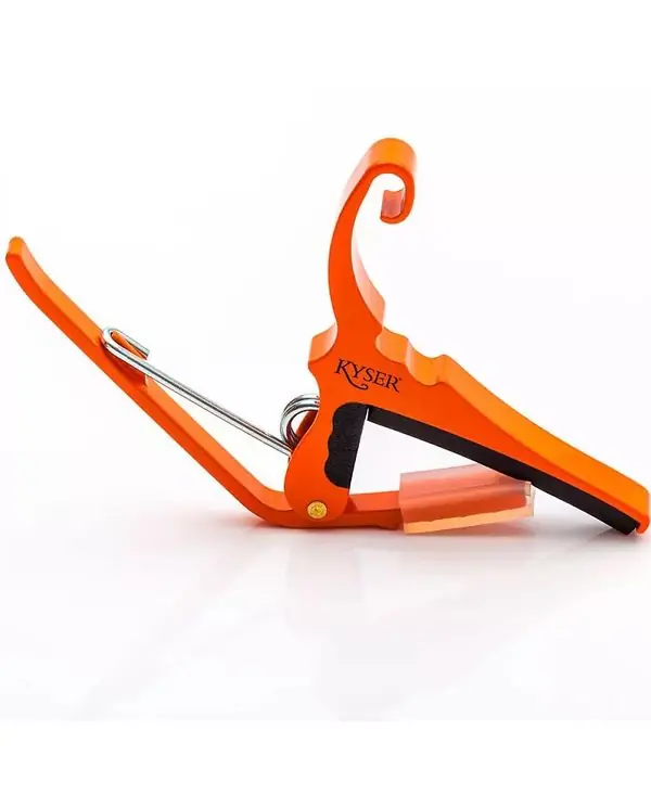 Meilleur Choix KYSER KG6O "QUICK CHANGE" CAPODASTRE GUITARE FOLK ORANGE
