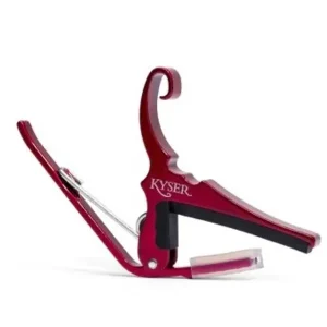 KYSER KG6R "QUICK CHANGE" CAPODASTRE GUITARE FOLK ROUGE Remise