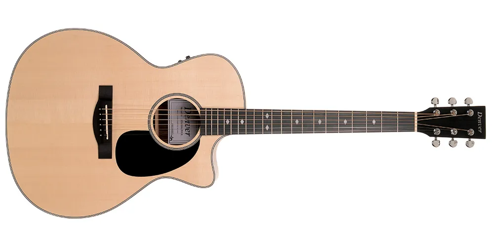 Vente Flash Denver Rosewood/Spruce Cutaway Grand Auditorium Electric Acoustic Guitar