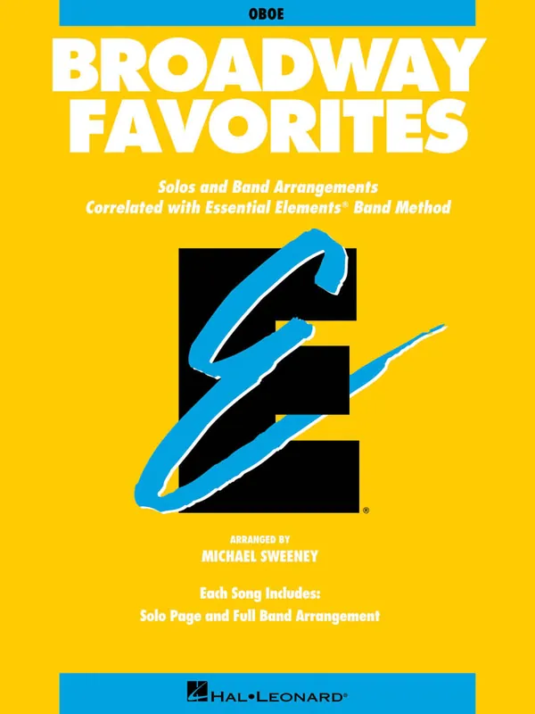 Usine Directe Hal Leonard Essential Elements Broadway Favorites - Sweeney - Oboe - Book