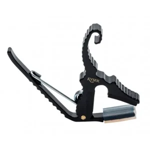 Vente Flash KYSER KG3B "QUICK CHANGE" CAPODASTRE GUITARE SHORT CUT PARTIAL NOIR