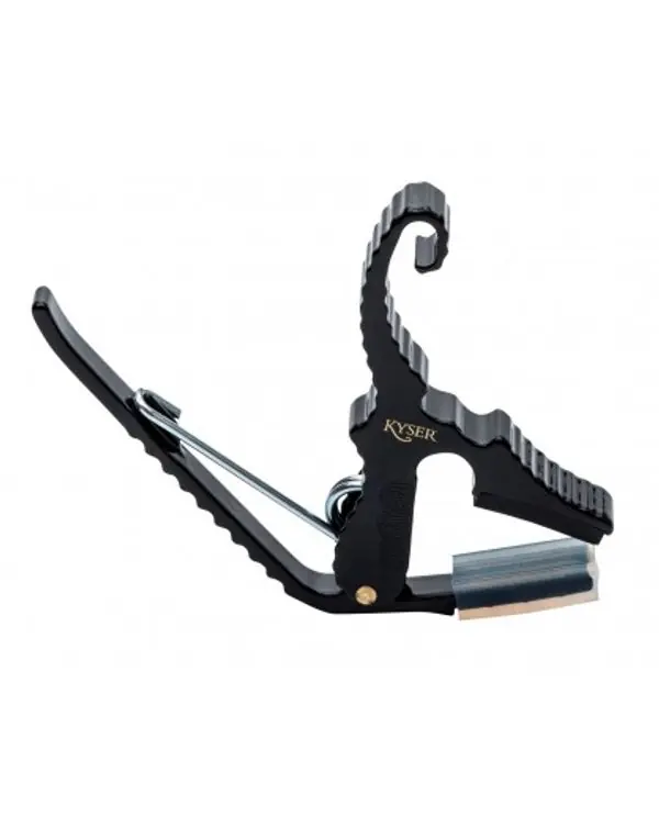 Vente Flash KYSER KG3B "QUICK CHANGE" CAPODASTRE GUITARE SHORT CUT PARTIAL NOIR