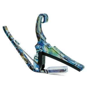 KYSER KG6AB "QUICK CHANGE" CAPODASTRE GUITARE FOLK ABALONE Quantité Limitée