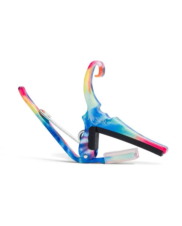 KYSER KG6TDA "QUICK CHANGE" CAPODASTRE GUITARE FOLK TIE DYE Vente Directe