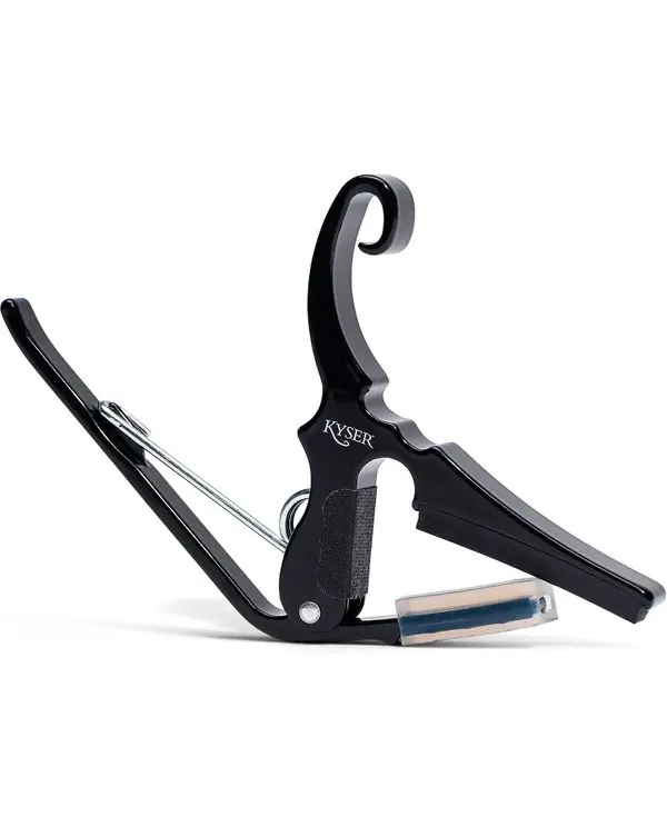 Populaire KYSER KGDB "QUICK CHANGE" CAPODASTRE GUITARE FOLK DROP D NOIR