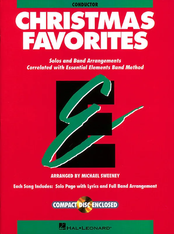 Offre Limitée Hal Leonard Essential Elements Christmas Favorites - Sweeney - Conductor - Book/CD