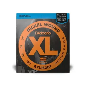 Top Vente D‘ADDARIO EXL160 JEU DE CORDE BASSE MEDIUM LONG SCALE 50-120