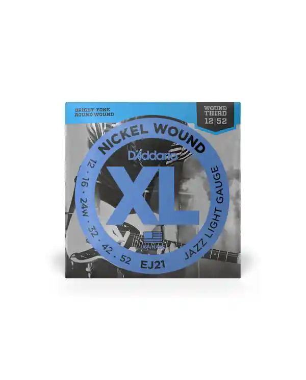 Commande En Gros D‘ADDARIO EJ21 NICKEL WOUND JAZZ LIGHT 12-52
