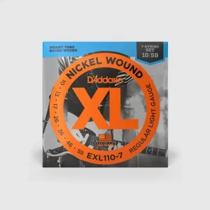 D‘ADDARIO EXL110-7 JEU CORDES GUIT ELEC 7 CORDES REGULAR LIGHT 10-59 Paiement Sécurisé