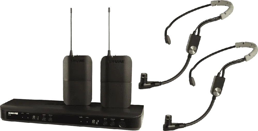 Shure BLX188E-SM35-M17 Système double serre-tête cardio SM35 Populaire