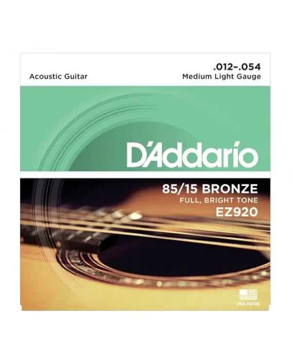 D‘ADDARIO EZ920 85/15 BRONZE JEU DE CORDE POUR GUITARE FOLK 12-54 Acheter Direct