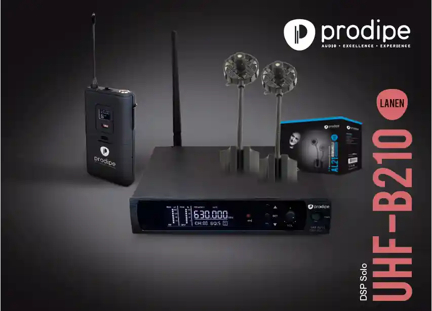 Prodipe UHF DSP AL21 PACK SOLO Haute Qualité