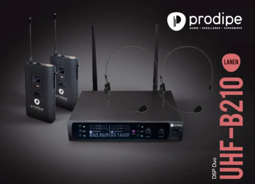 Expédié Aujourd'hui Prodipe UHF B210 DSP Headset Duo