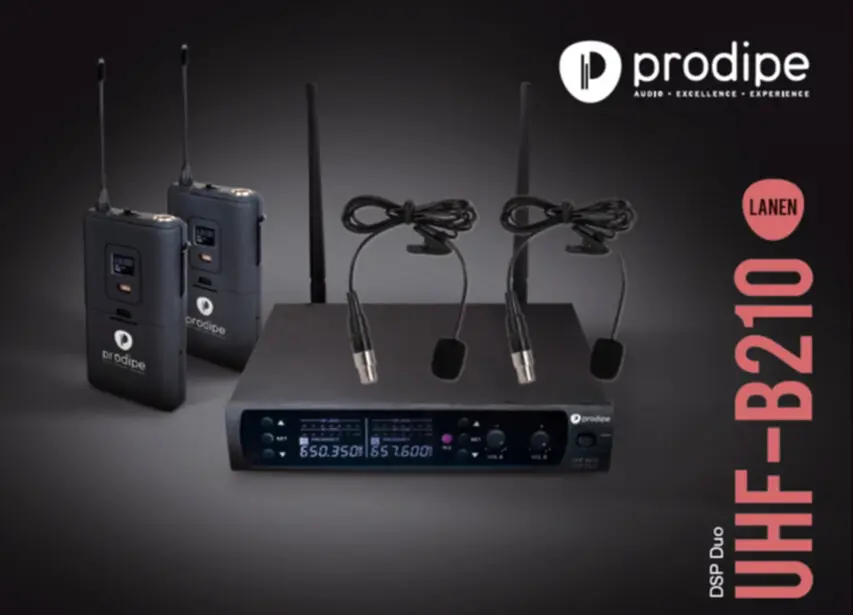 Prodipe UHF B210 DSP Lavalier Duo Nouveauté