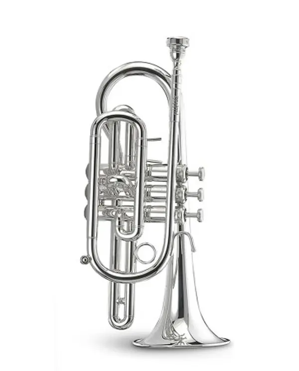 STOMVI 5064 "S1" CORNET SIB ARGENTEE étui & emb Produit De Marque
