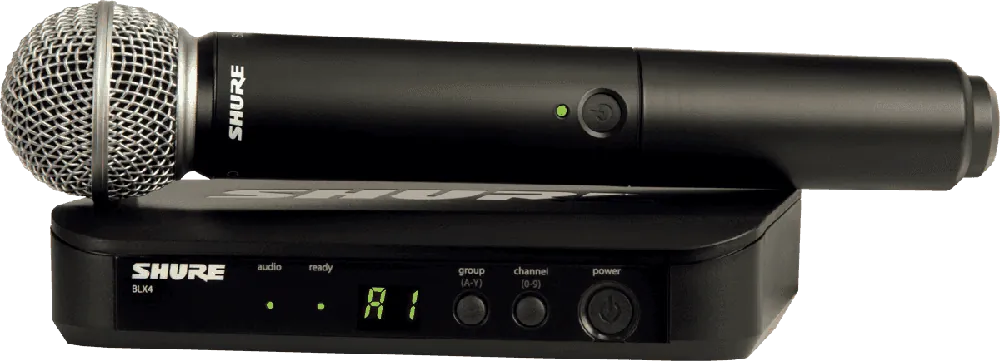 Shure BLX24E-SM58-H8E Emetteur main SM58 - Bande H8E Dernier Modèle