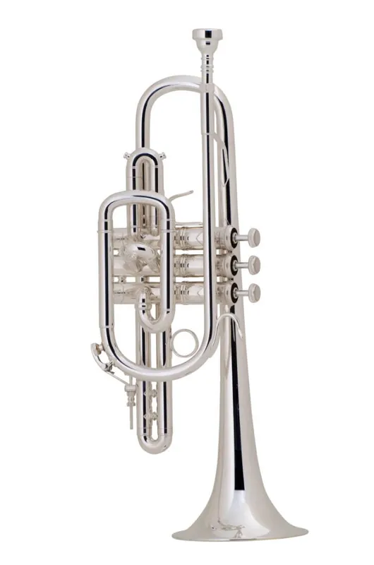 Marque Bach 181SML Stradivarius Series Bb Cornet - Silver-Plated