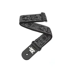 D‘ADDARIO 50JS01 "JOE SATRIANI" COURROIE GUITARE NYLON - MOTIF SKULL Acheter Direct