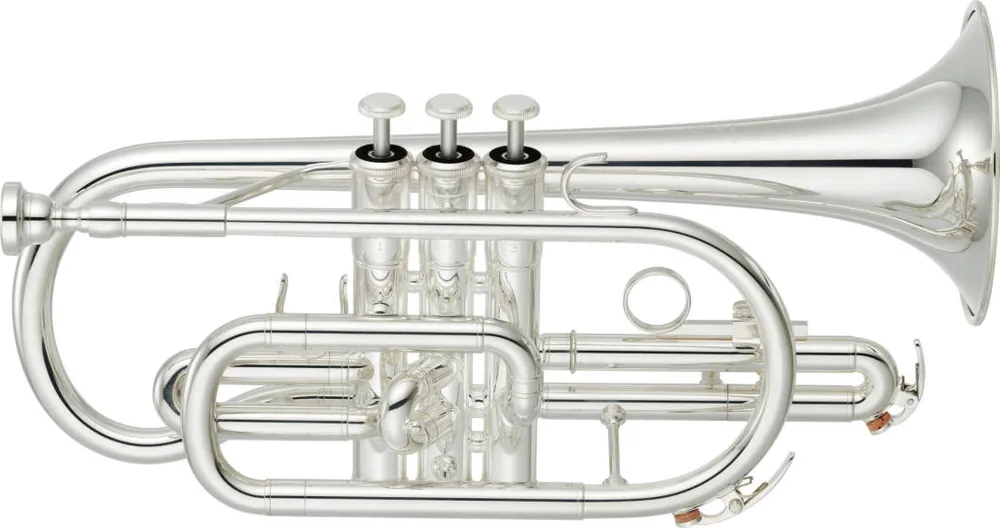 Prix Réduit Yamaha Band Student .463 Bore Bb Cornet - Silver-Plated