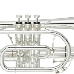 Yamaha Band YCR-8335 Neo Bb Cornet - Silver-Plated Gold Brass Commander Vite
