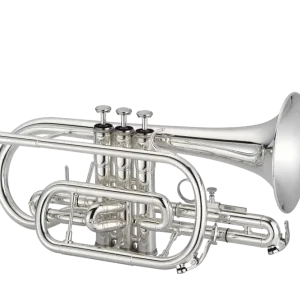 Bon Plan Jupiter JCR700USQ Bb Cornet with American-Style Mouthpiece and Backpack Case - Silver-Plated