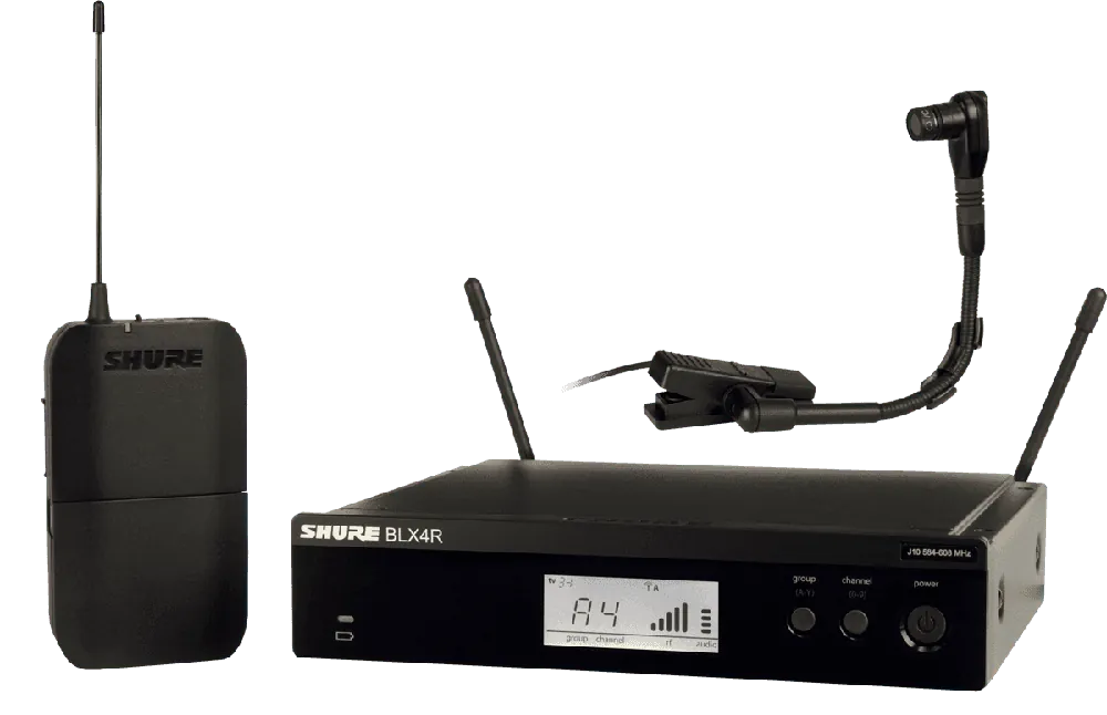 Nouveauté Shure BLX14RE-B98-H8E Instrument WB98HC - Bande H8E rackable