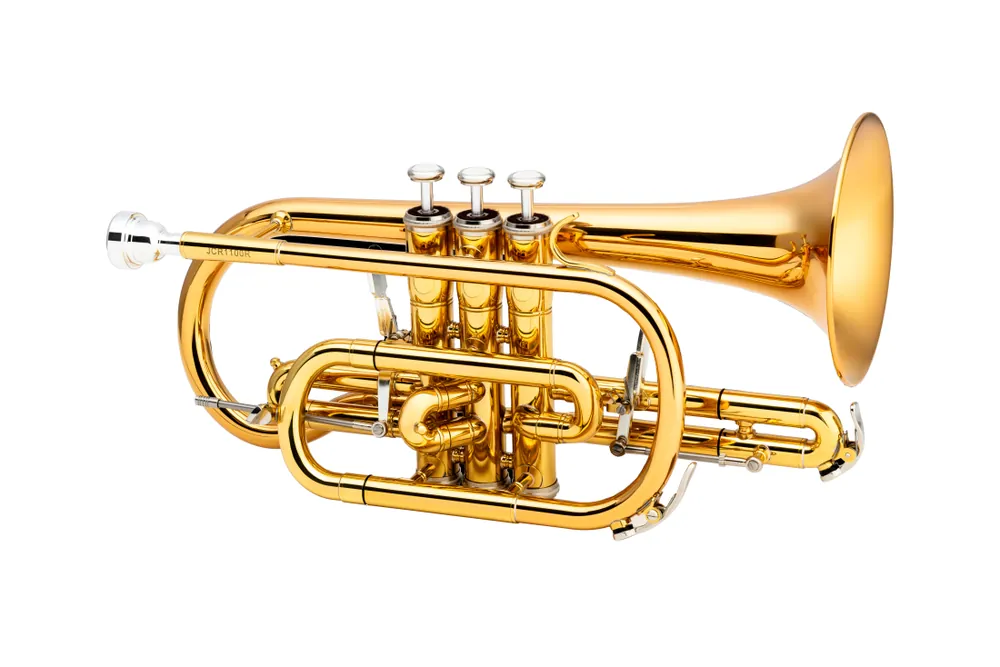 Jupiter JCR1100RQ Intermediate Bb Cornet with Rose Brass Bell - Lacquer Commande En Gros