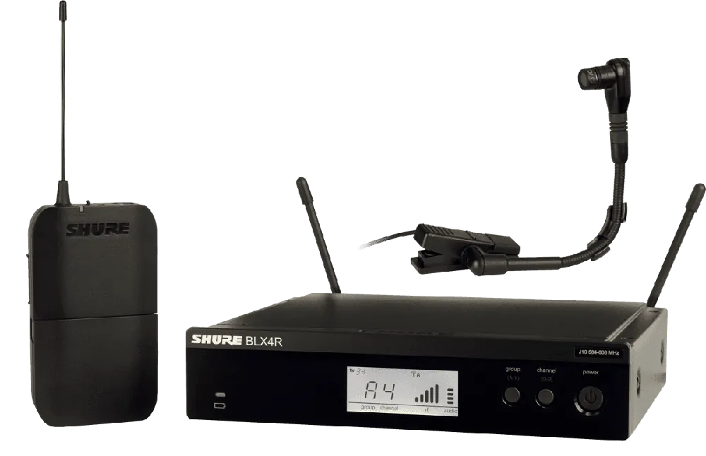 Réduction Shure BLX14RE-B98-M17 Système instrument WB98HC rackable