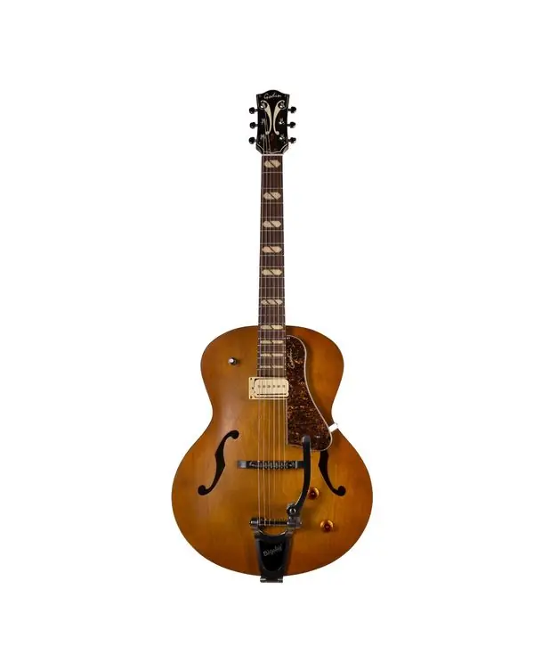 GODIN 5TH AVENUE JUMBO P-RAIL GUITARE JAZZ ELECTRIQUE HARVEST GOLD Offre Limitée