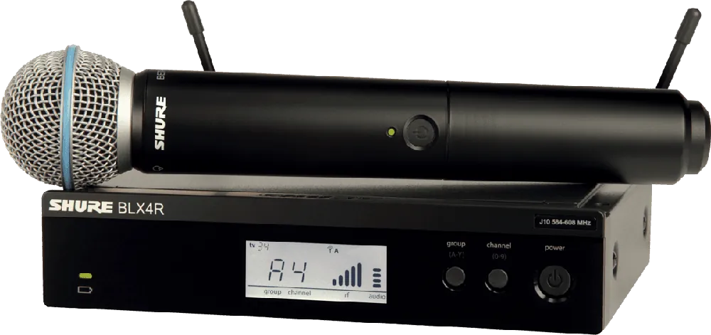 Shure BLX24RE-B58-M17 Système émetteur main BETA58 rackable Offre Spéciale