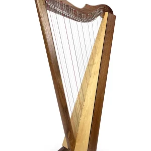 Harpsicle Brilliant! 34 String Harp with Full Levers - Walnut Quantité Limitée