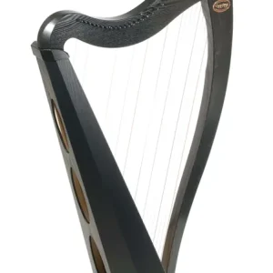 Dusty Strings Ravenna 34-String Harp with C, F & B Levers - Black Prix Bas