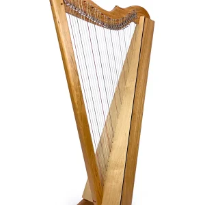 Harpsicle Brilliant! 34 String Harp with Full Levers - Cherry Retour Gratuit